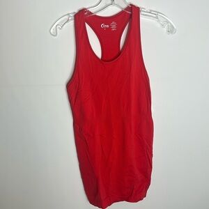 ZYIA Copper Charged Tank Top in red size S NWOT